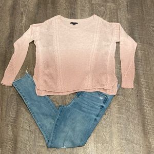 Pink Ombré American Eagle Sweater